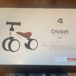 Cricket Retrospec Baby Walker Balance Bike NIB